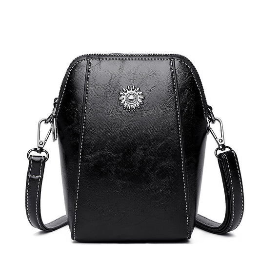 👜💖[Oferta limitada 50%] 2026 nuevo mini bolso de hombro multifuncional de piel auténtica, pequeño y exquisito-E