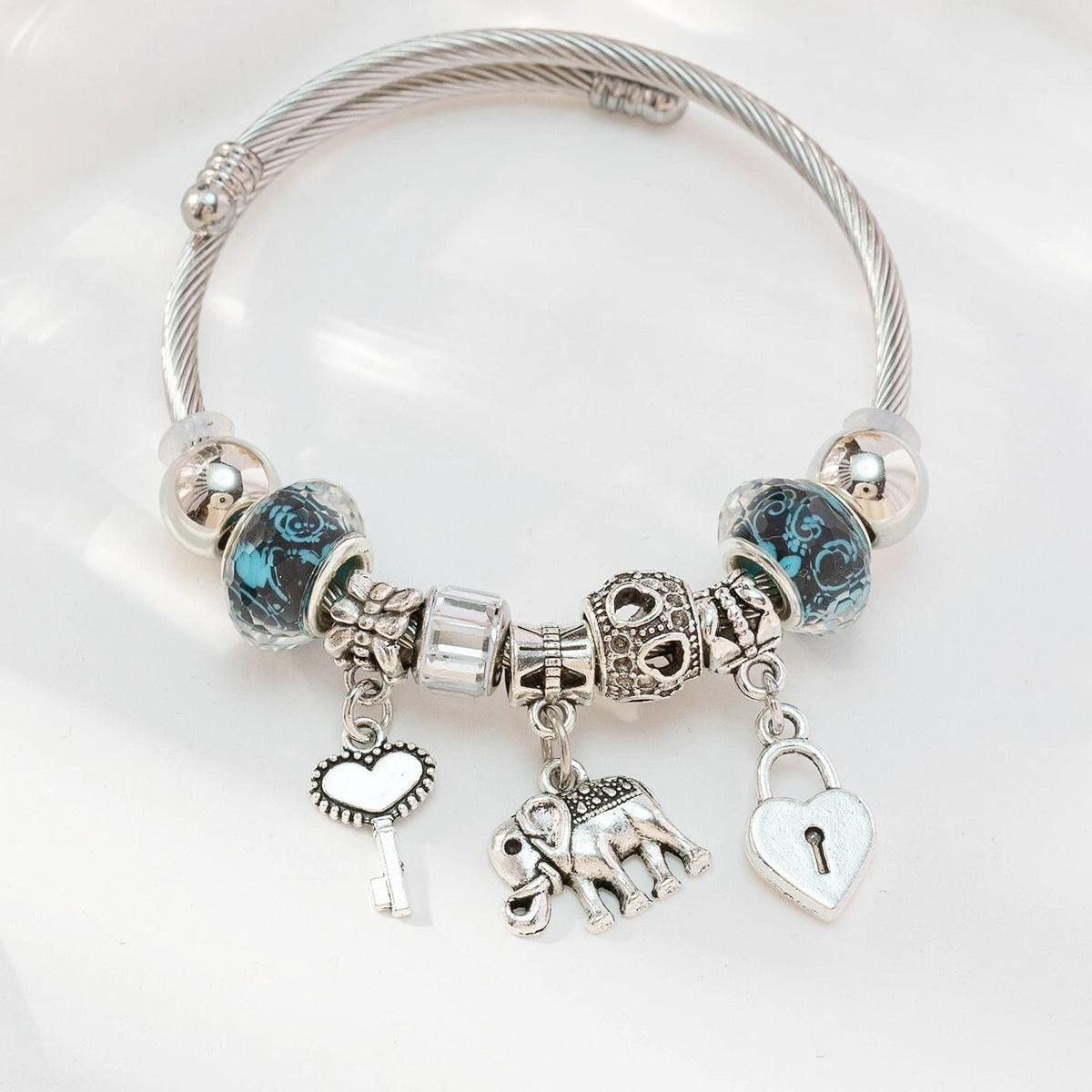 ✨【Oferta por tiempo limitado】 💖✨Pulsera ajustable atrapasueños de plata 925-E
