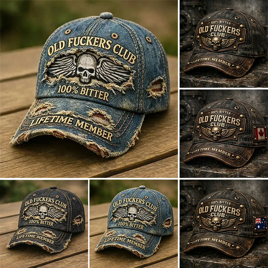 🧢Klub starých chlapů – Retro baseballová čepice-Z
