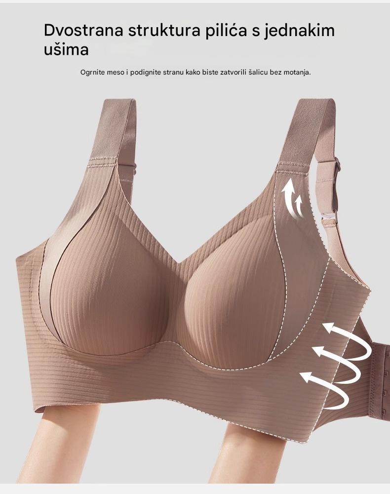 🔥🏆【1 set od 4 komada】【M-3XL】2025 ženski bešavni grudnjak bez žica ❤️uper antibakterijski, udoban i brzo se suši-H