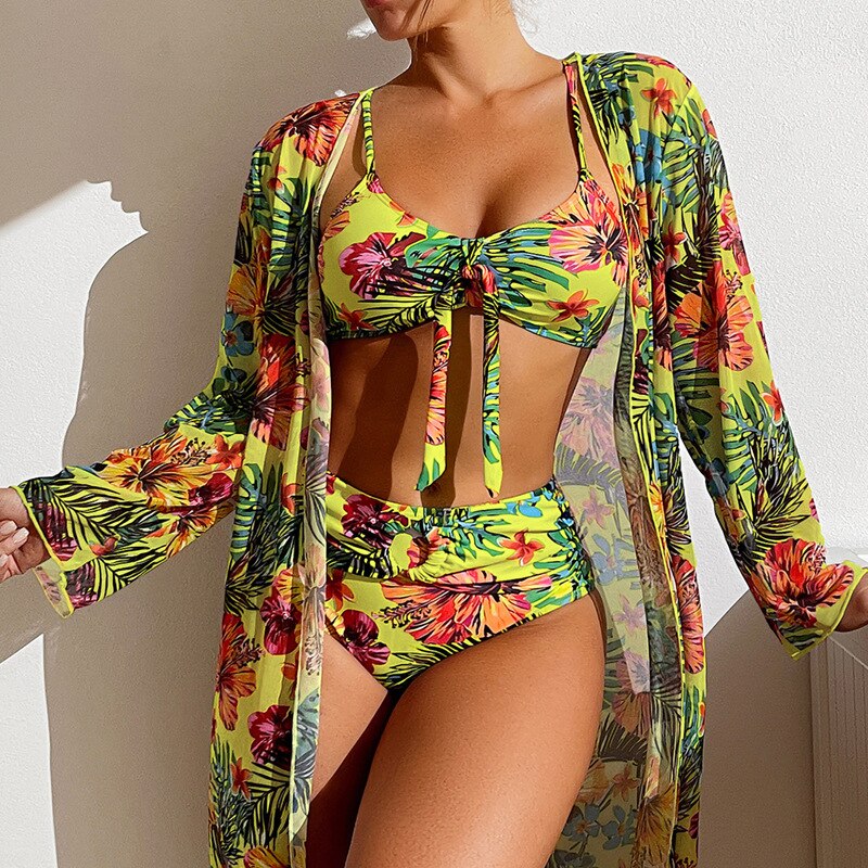 👙☀️【S-2XL】 2026 nový třídílný set plavek-Z