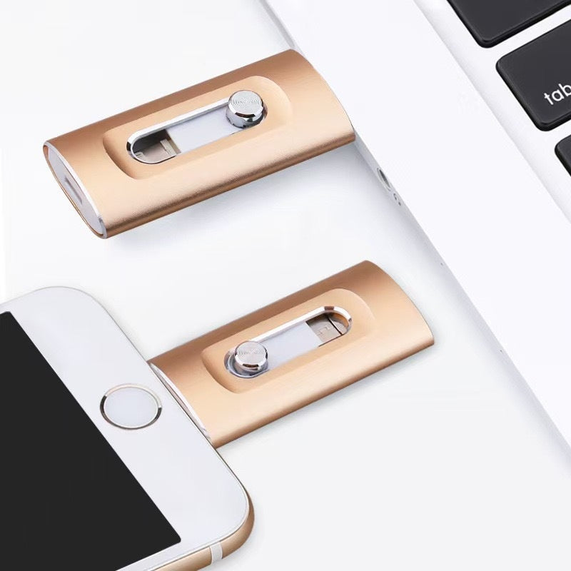 ⚡【✨Descuento por tiempo limitado】Unidad flash 4 en 1 para iPhone/iPad/Android/PC-E