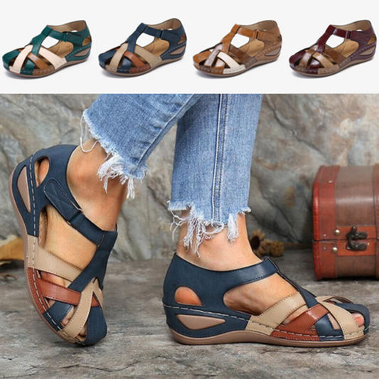 ✨🩰【35-43】Sandale romane confortabile din piele moale pentru femei – 🔥 Reducere specială Nu ratați-3971565