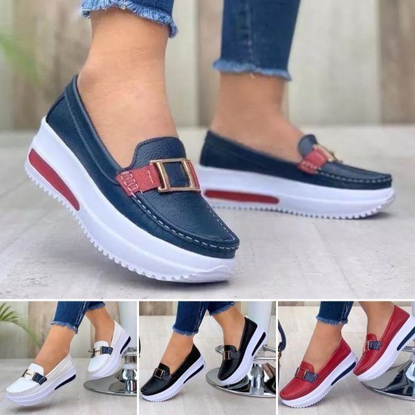 👟✨【Limitovaná nabídka】【35–43】Dámská volnočasová obuv na platformě – stylová a pohodlná volba pro každý den 💃🔥-Z