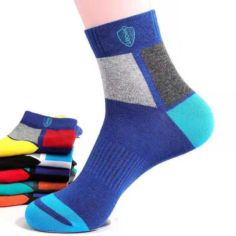 🧦Kupte 10 kusů a získejte 10 kusů zdarma【10/20 párů】Prodyšné, odolné vůči zápachu a absorbující pot sportovní ponožky pro muže-Z