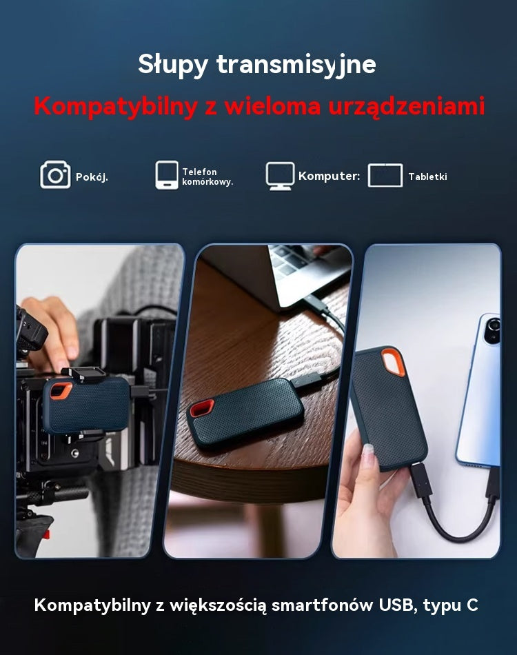 【Ostatni dzień 🔥50% zniżki, nie przegap tego】 【64TB】 szybki dysk twardy o dużej pojemności do urządzeń mobilnych