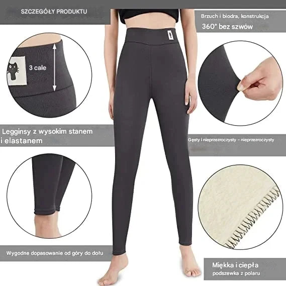 ✨⛄【Kupte jeden, druhý dostanete zdarma🔥】【S-5XL】Dámské teplé vlněné legíny - nezbytnost na podzim a zimu-Z