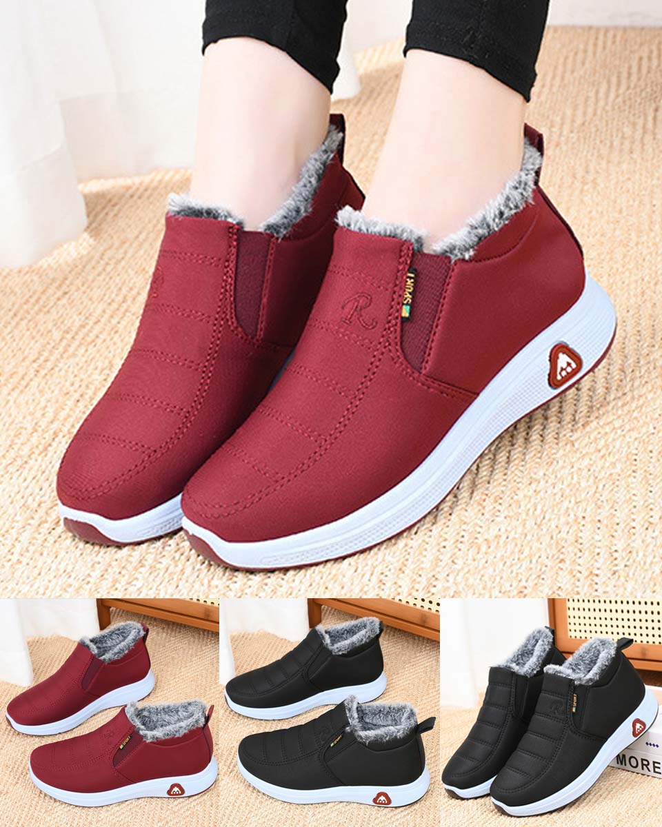 Jesienno zimowe damskie grube bawełniane buty do chodzenia【35-41】🔥Gruby aksamit🔥