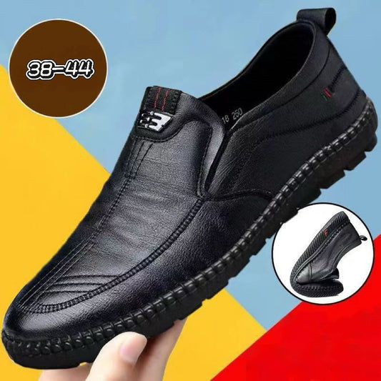 👞 Pánské boty z měkké, přírodní kůže - Absolutní pohodlí pro zralé muže-Z