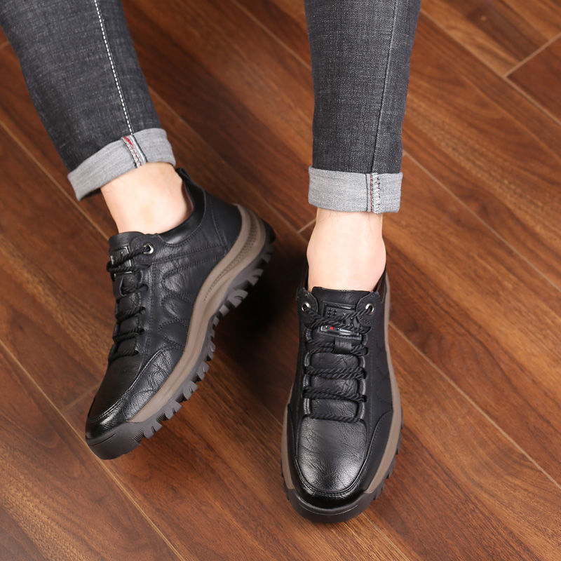 👞【39-48】Zapatos Cuero Casual Hombre/Mujer - Impermeables y Antideslizantes-E.