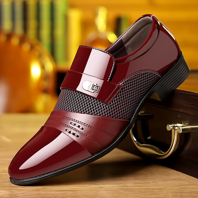 👞【38-48】Podzimní a zimní pánské boty z pravé kůže, módní i business, nepromokavé a pohodlné-Z