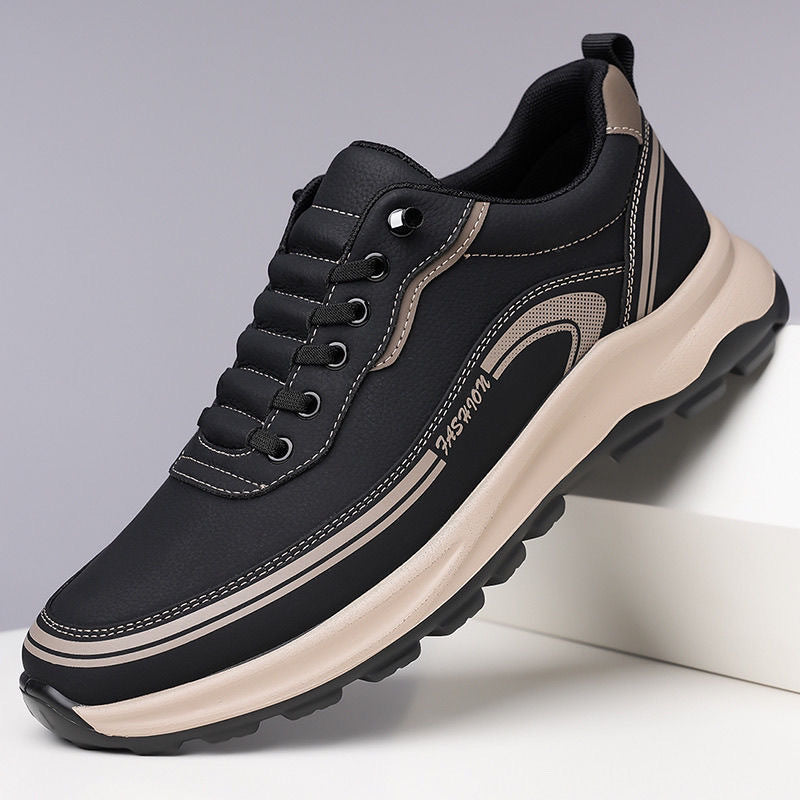 🔥✨【39-45】2025 nowe skórzane trampki męskie✅miękka podeszwa✅wygodne w noszeniu✅modne i uniwersalne