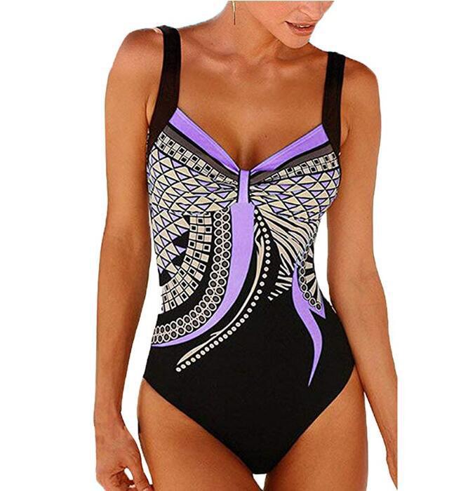 🩱🏊‍♀️【S-3XL】2026 nowy retro print nowy retro print jednoczęściowy kostium kąpielowy