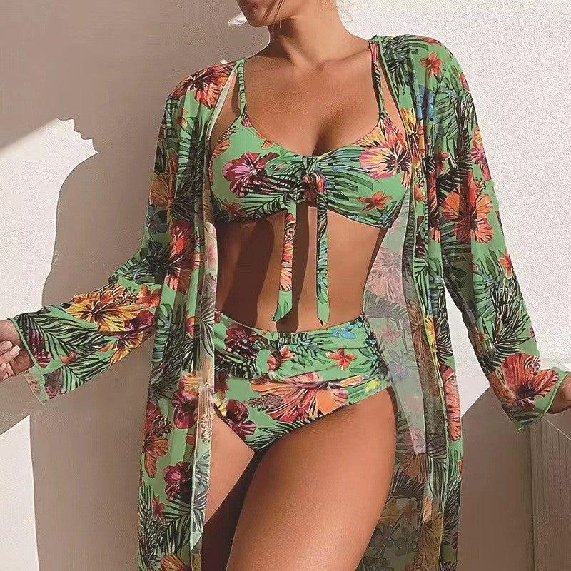 👙☀️【S-2XL】 2026 nový třídílný set plavek-Z