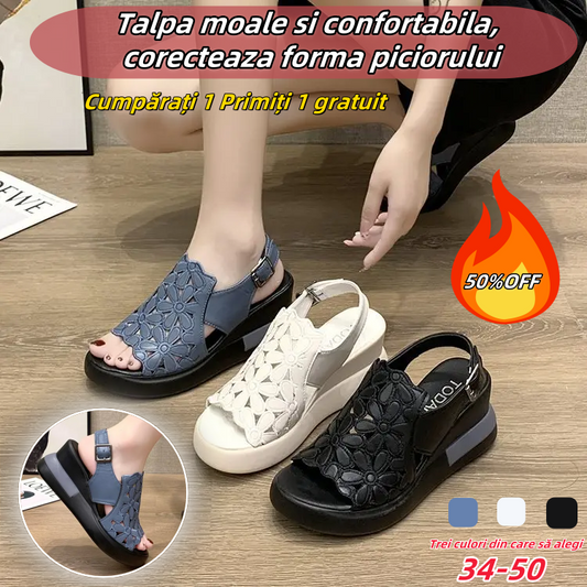 🔥【35-40】Sandale cu cizmă cu talpă moale și talpă moale retro