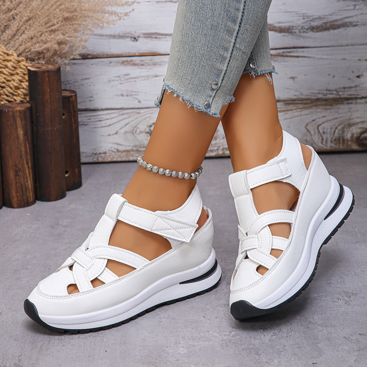 👡 Promoción de descuento de verano【35-43】sandalias casuales de suela gruesa 2026-E