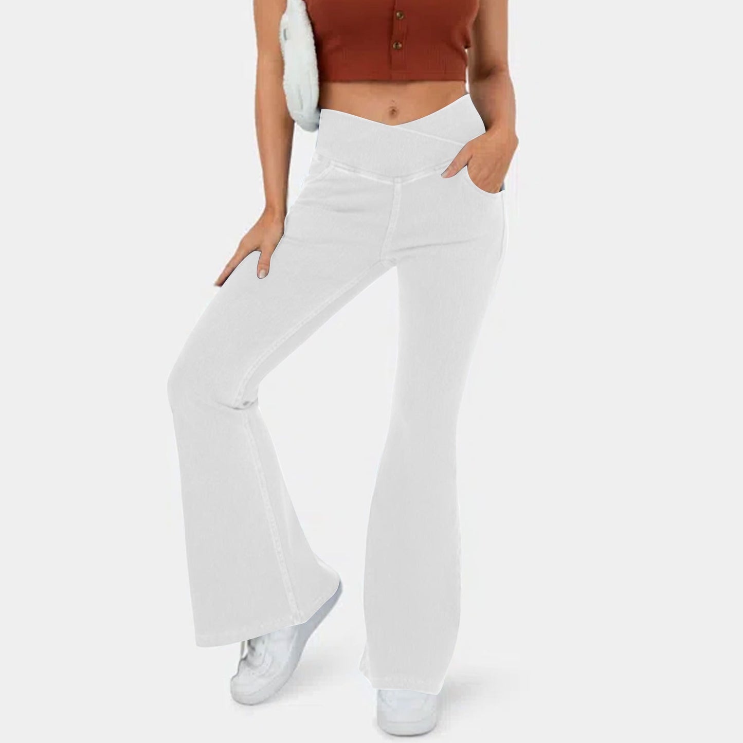 👖✨【Sleva 50 % na omezenou dobu】Horký hit – džíny s vysokým pasem, zeštíhlující a formující hýždě💖-Z