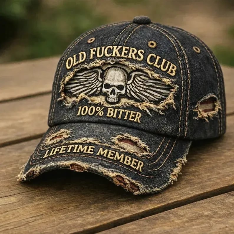🧢Klub starých chlapů – Retro baseballová čepice-Z