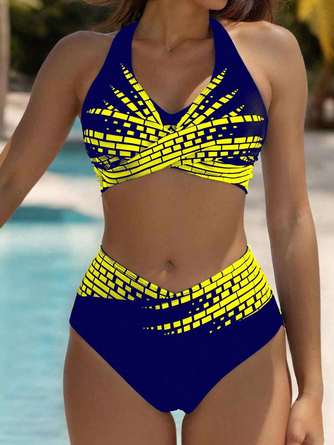 👙【L–5XL】👉 Dámské rychleschnoucí bikiny pro větší velikosti-Z