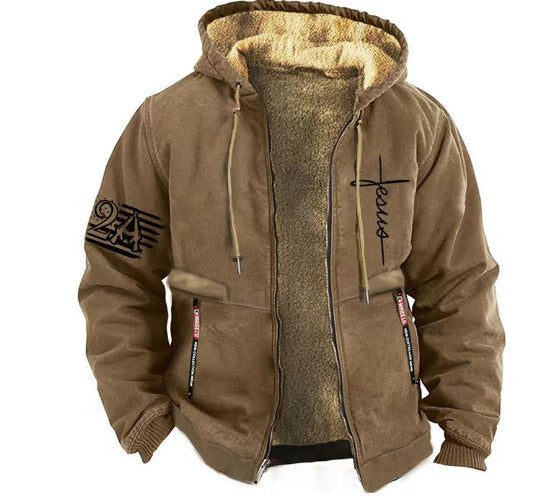 ✨【S-3XL】Stylová pánská podzimní a zimní bunda z lehkého sametu – zateplená, lehká a pohodlná